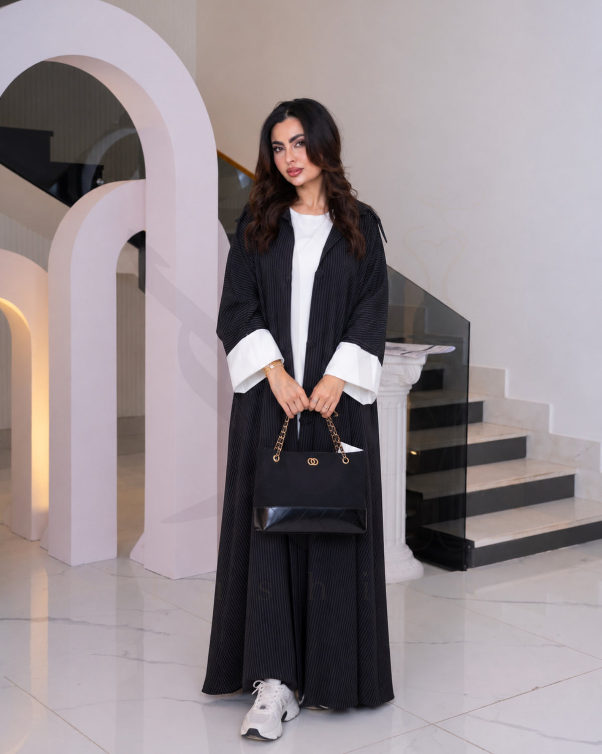 عباية سبور مخططة – Black Stripes