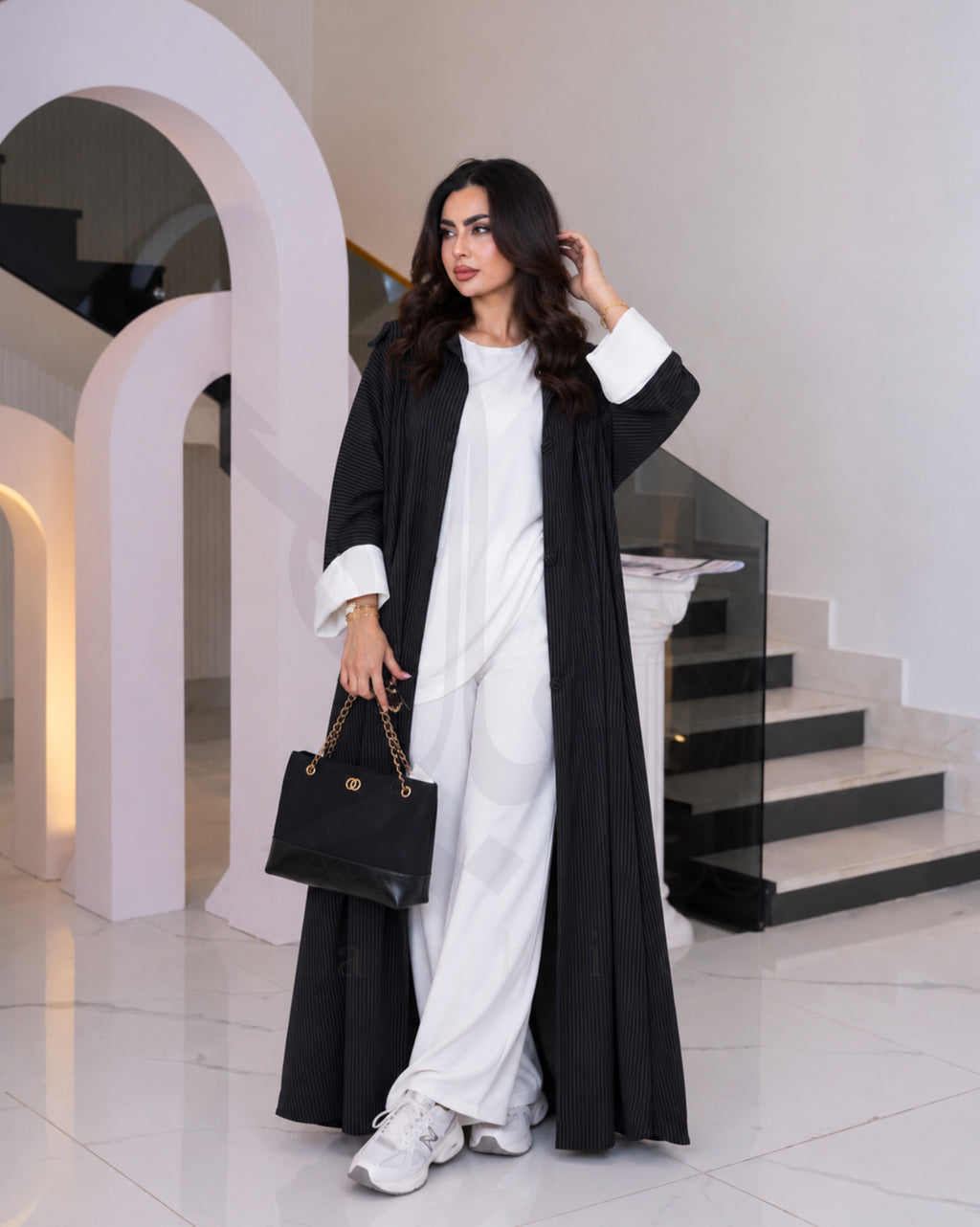 عباية سبور مخططة – Black Stripes