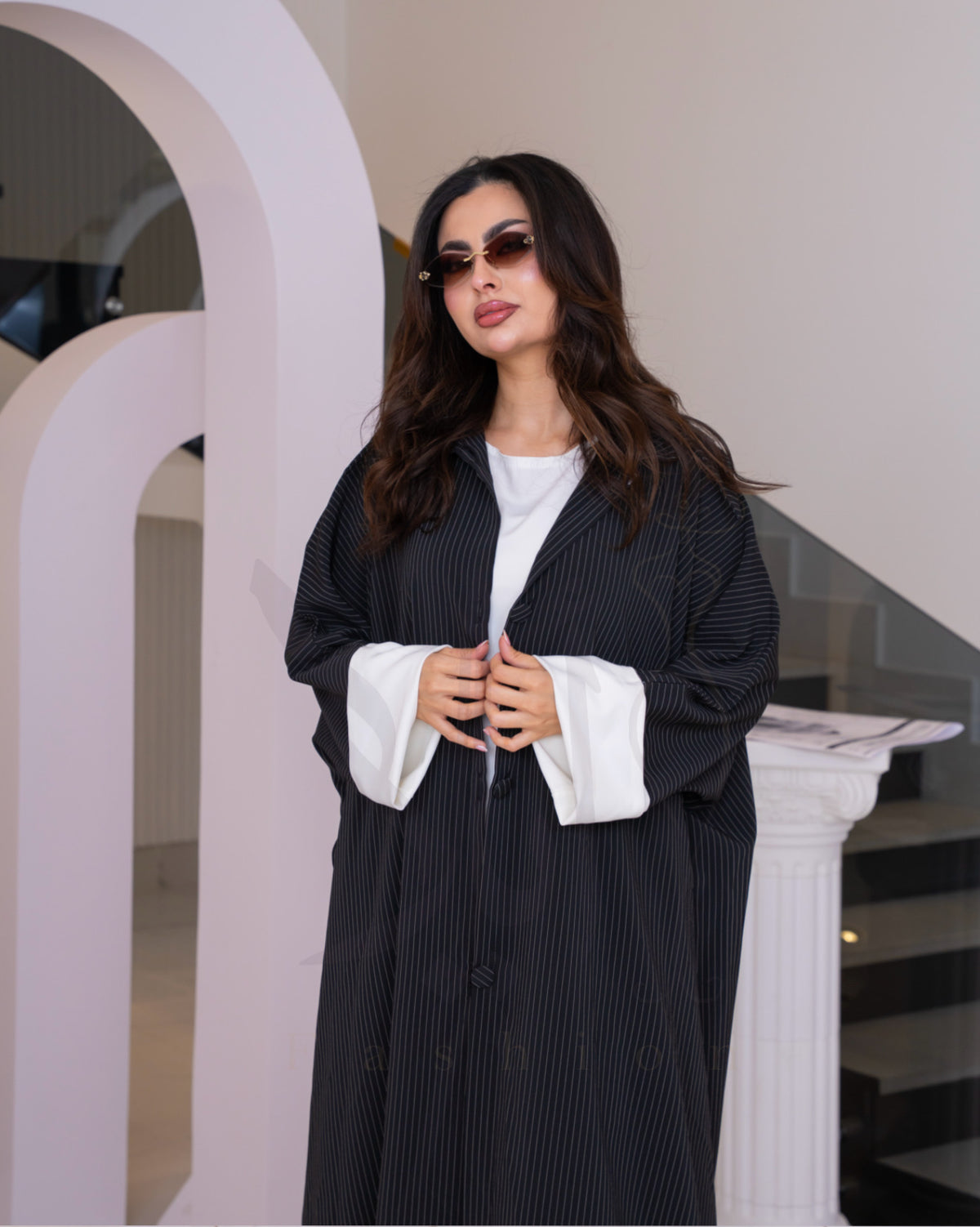 عباية سبور مخططة – Black Stripes