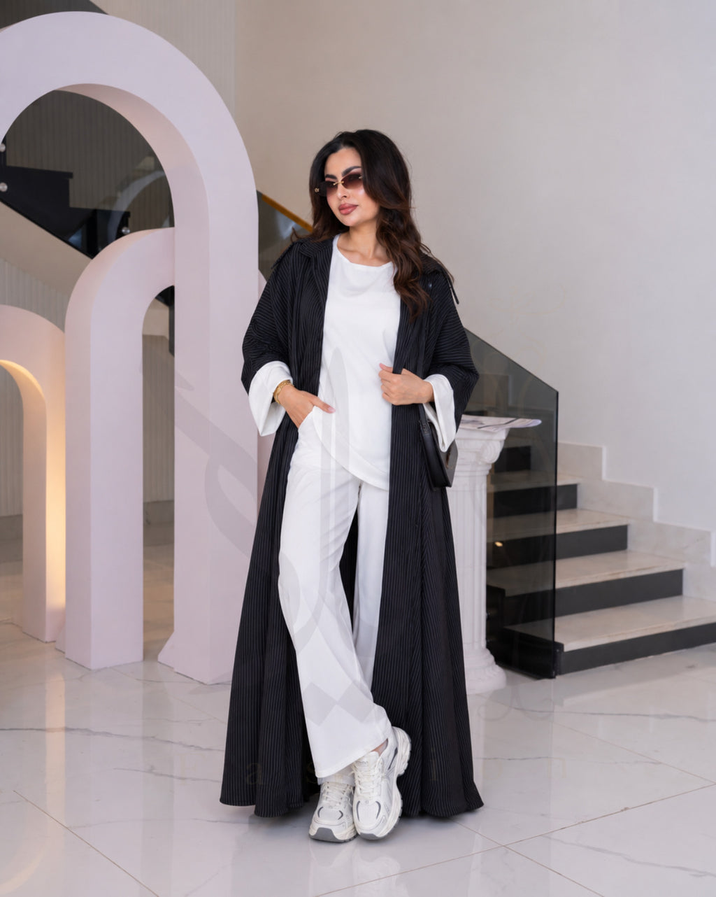 عباية سبور مخططة – Black Stripes